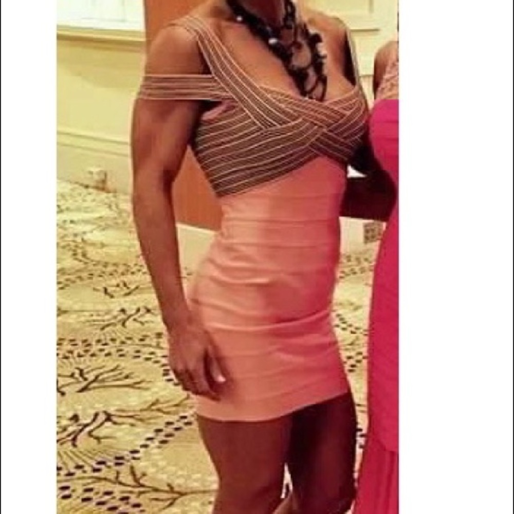 Celeb boutique Herve Leger inspired bandage dress